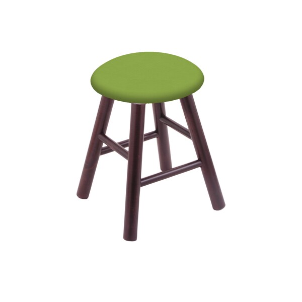 Maple Vanity Stool, Dark Cherry Finish, Graph Cork Seat